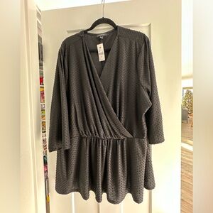 Lane Bryant Clip Dot Blouse